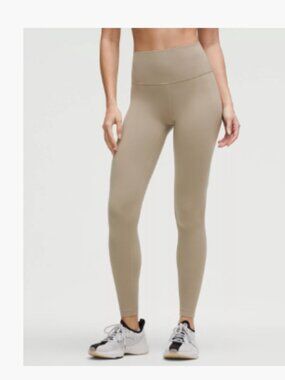 Lululemon Wunder Train High-Rise Tight 28" Sheer Oak Size 8